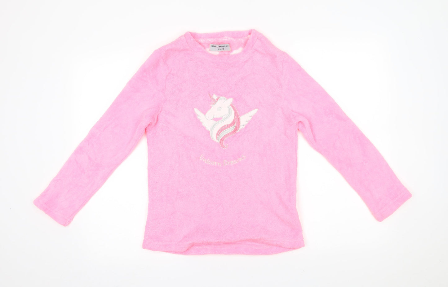 I Believe In Unicorns Womens Pink   Pullover Jumper Size S