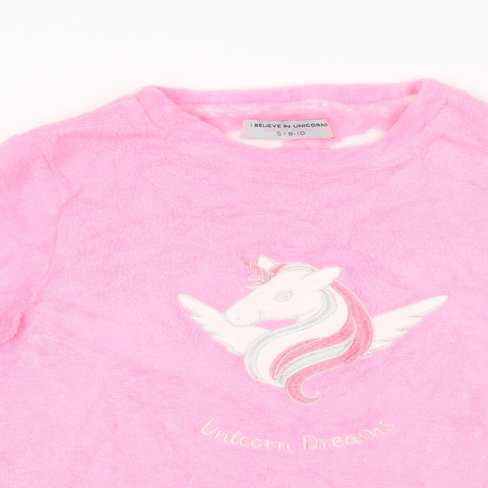 I Believe In Unicorns Womens Pink   Pullover Jumper Size S