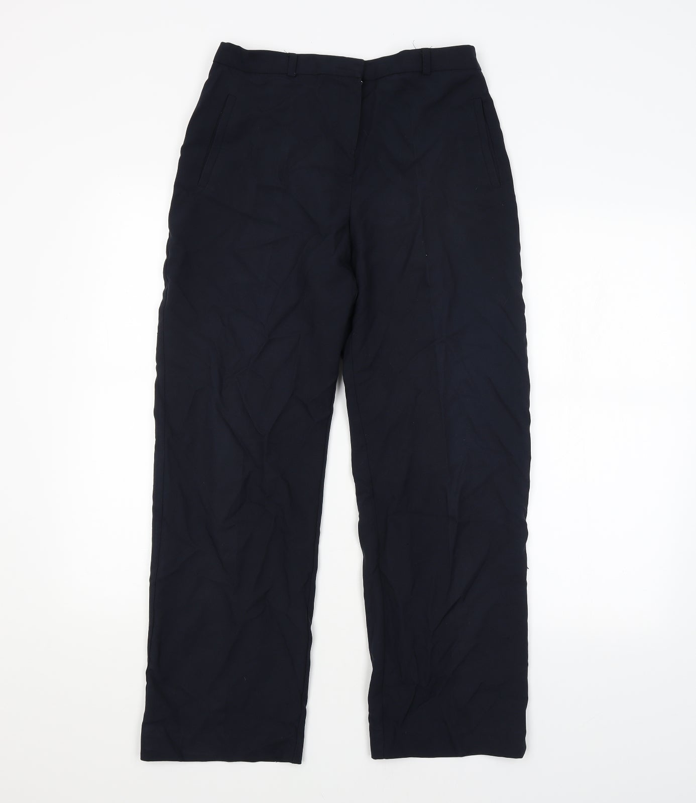 BHS Womens Blue   Trousers  Size 12 L28 in