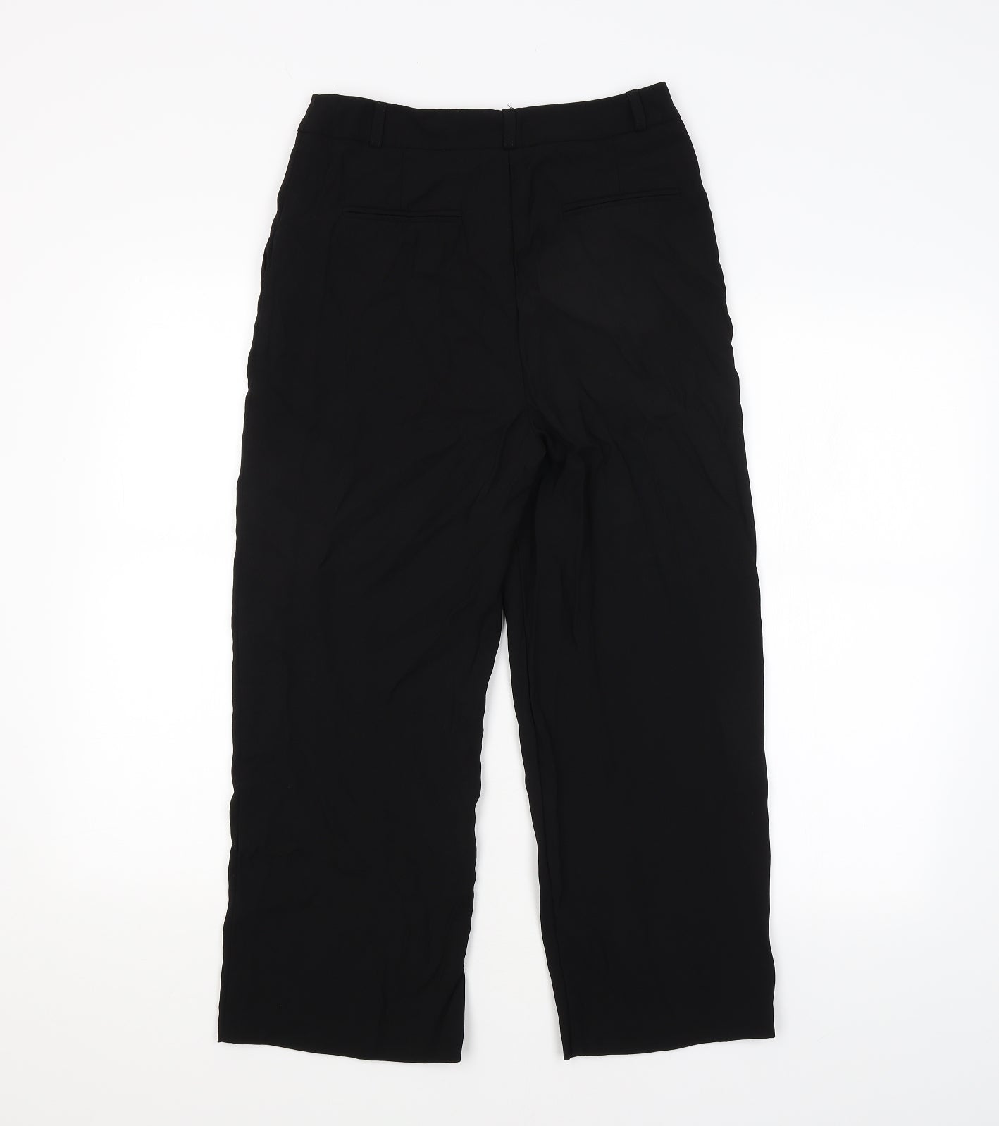 F&F Womens Black   Trousers  Size 8 L26 in