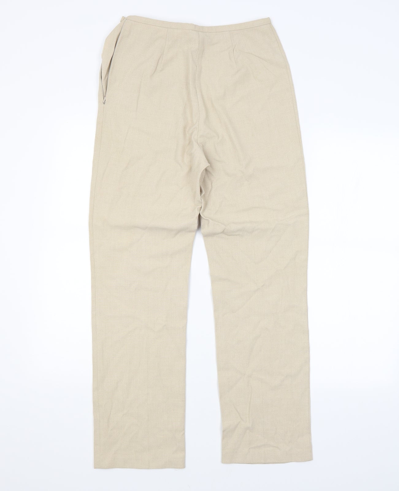 M&S Womens Beige   Trousers  Size 10 L30 in