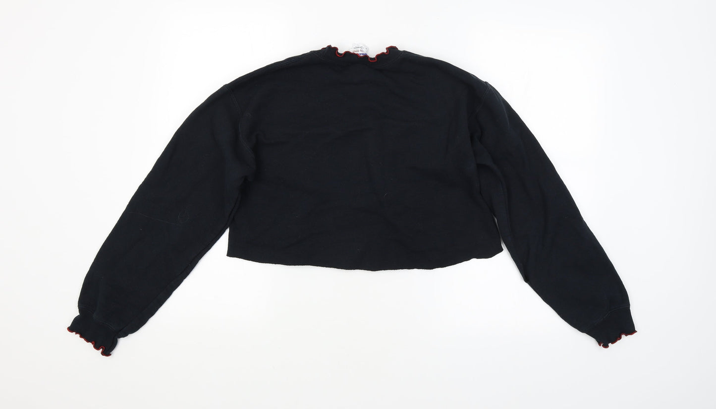 Preworn Womens Black   Pullover Jumper Size S