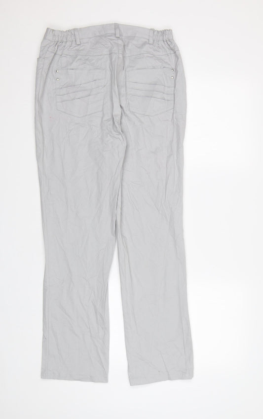 Cosma Womens Grey   Trousers  Size 12 L29 in