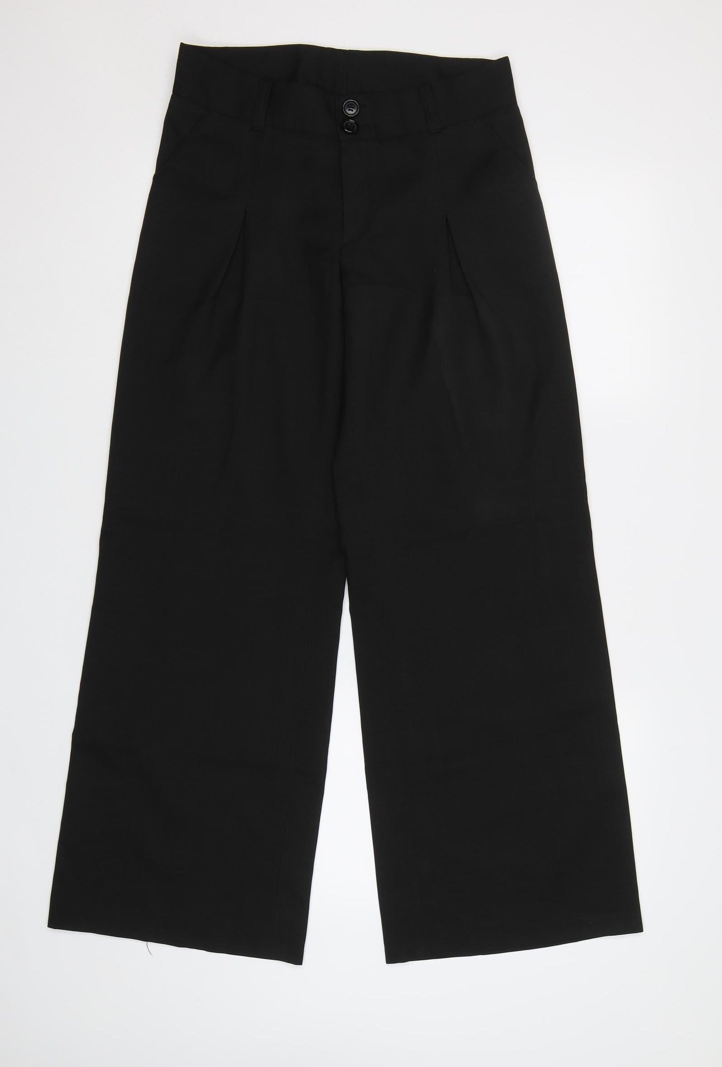 Preworn Womens Black   Dress Pants Trousers Size 10 L30 in