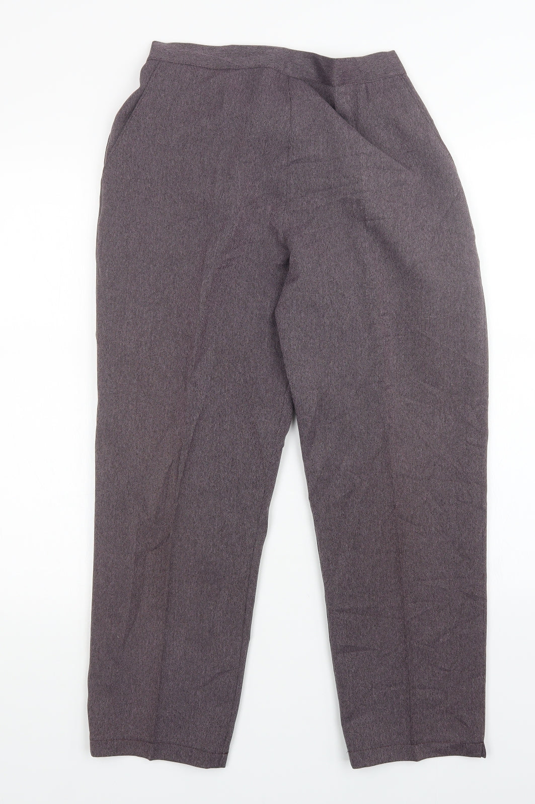 Preworn Womens Purple   Trousers  Size 12 L25 in