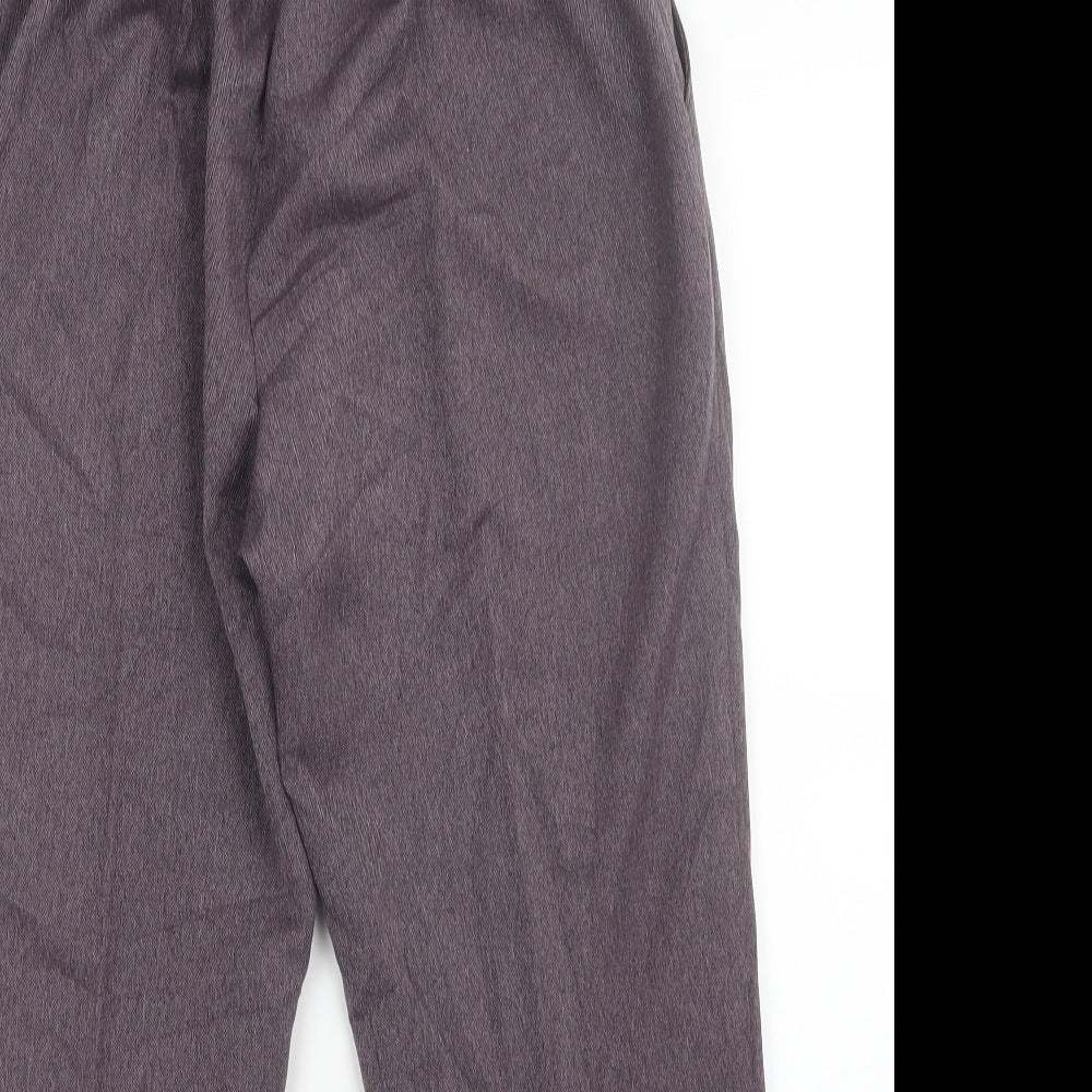 Preworn Womens Purple   Trousers  Size 12 L25 in