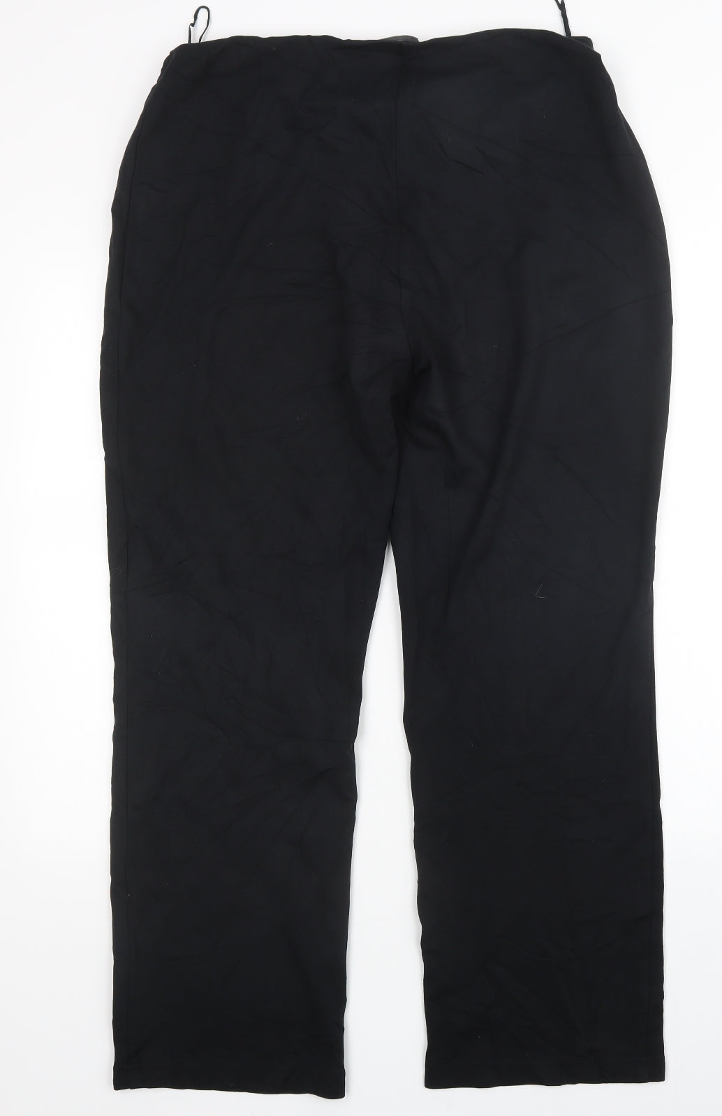 M&S Womens Black   Sweatpants Trousers Size 16 L30 in