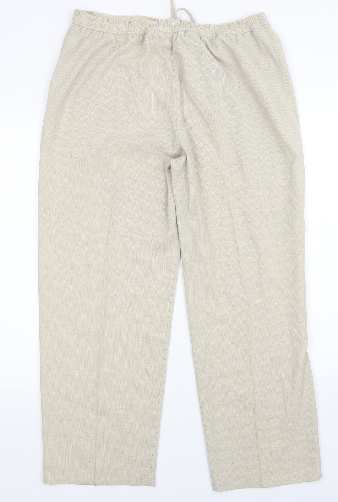 Charade Womens Beige   Trousers  Size 18 L28 in