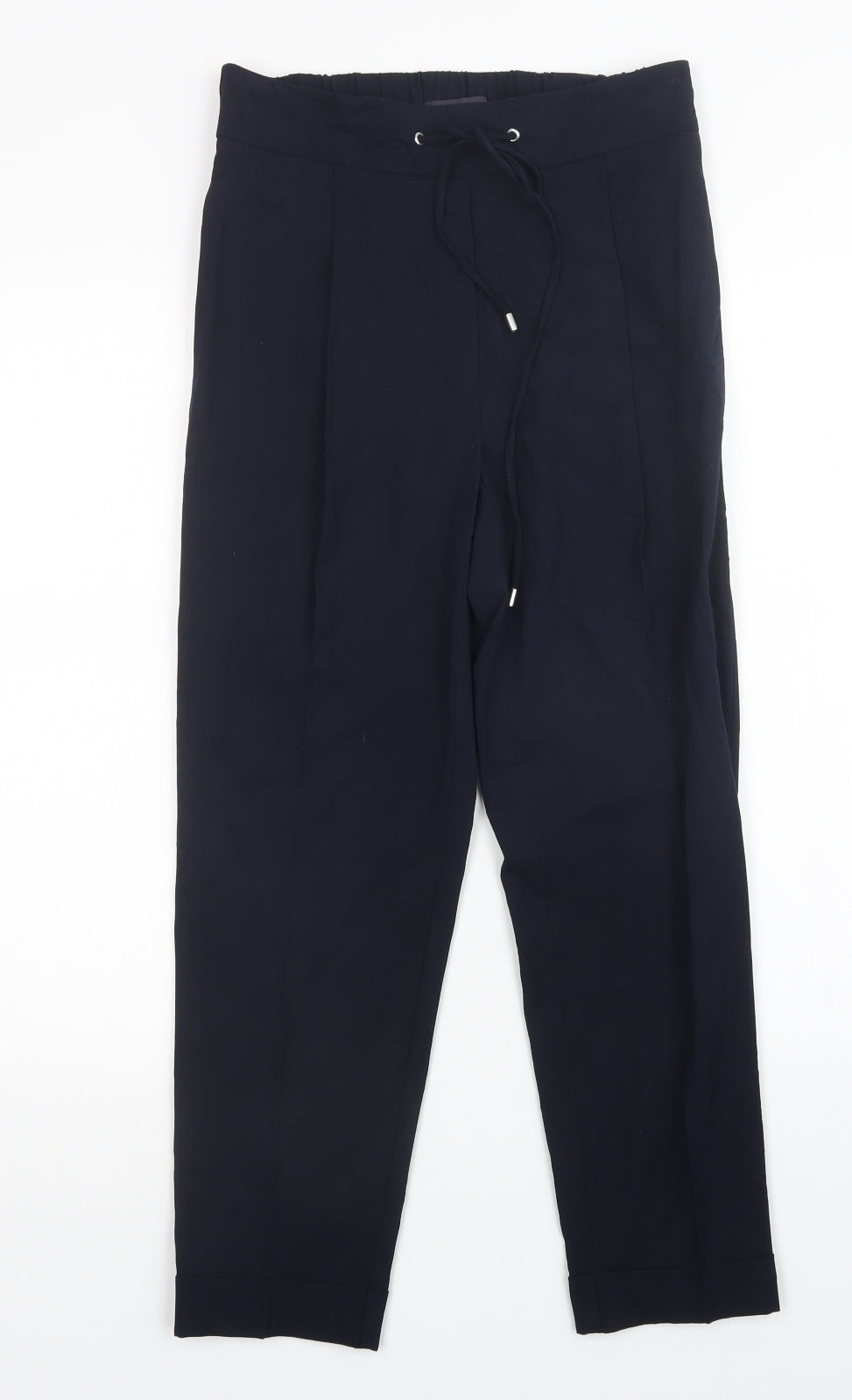 M&S Womens Blue   Trousers  Size 8 L26 in