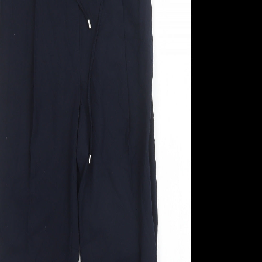 M&S Womens Blue   Trousers  Size 8 L26 in