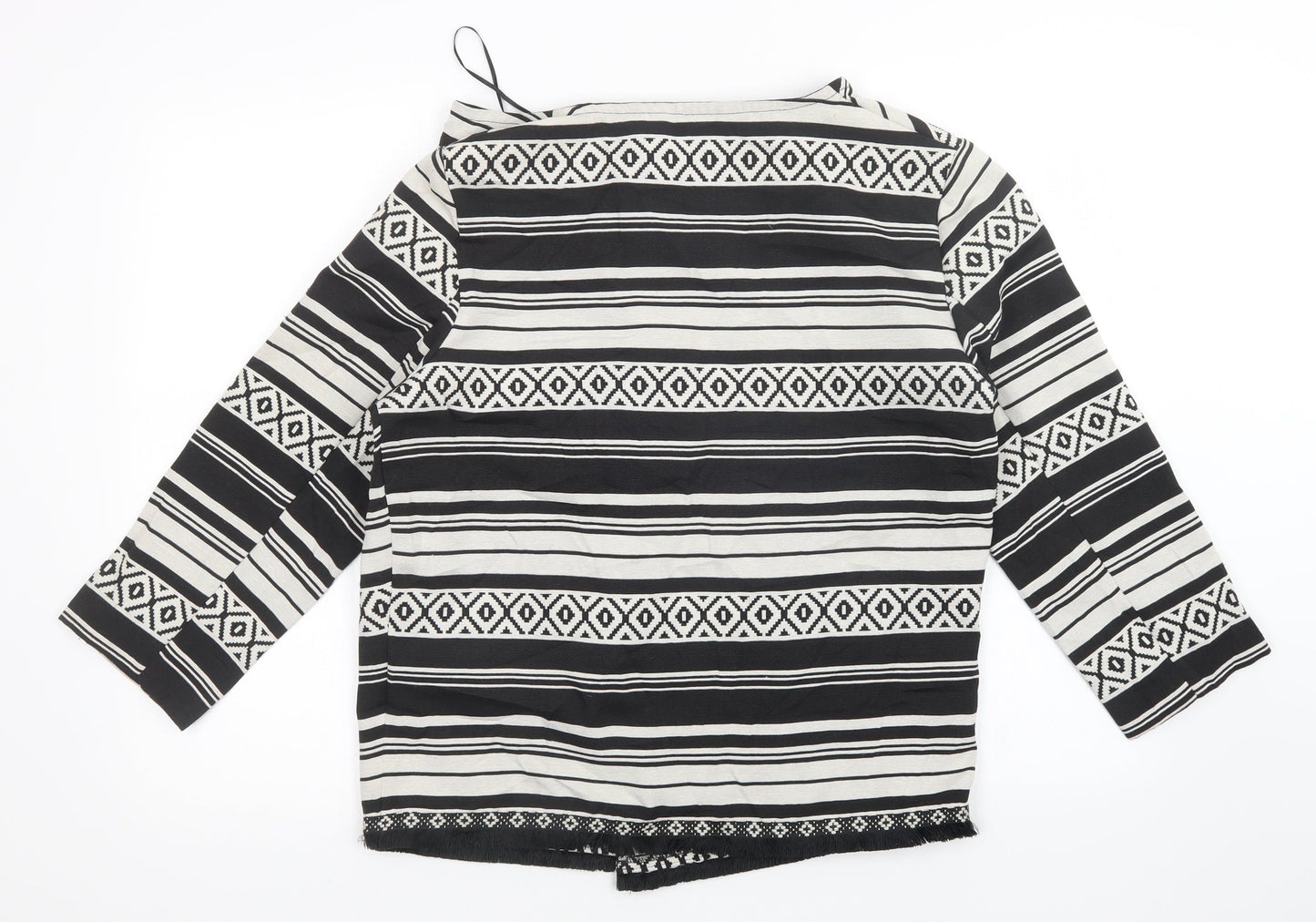 Red Herring Womens Multicoloured Striped  Cardigan Jumper Size 14