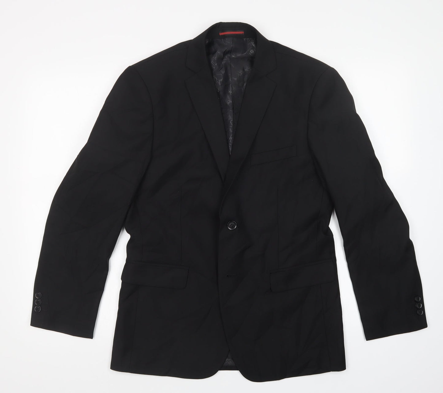 Preworn Mens Black   Jacket Blazer Size L