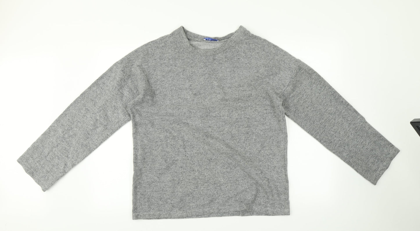 Zara Womens Grey   Pullover Jumper Size M