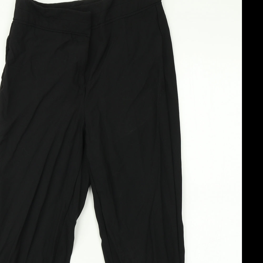 F&F Womens Black   Trousers  Size 6 L25 in
