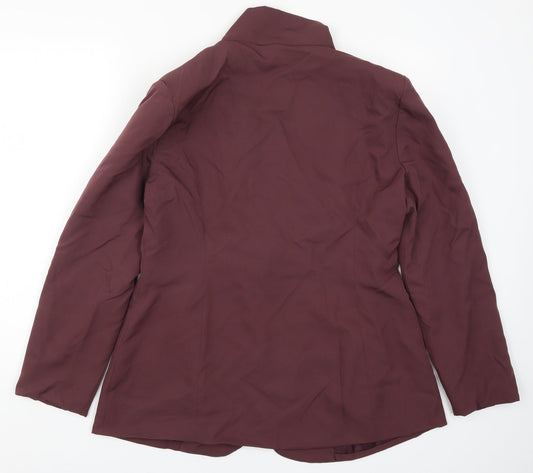 Missguided Womens Purple   Jacket Suit Jacket Size 18