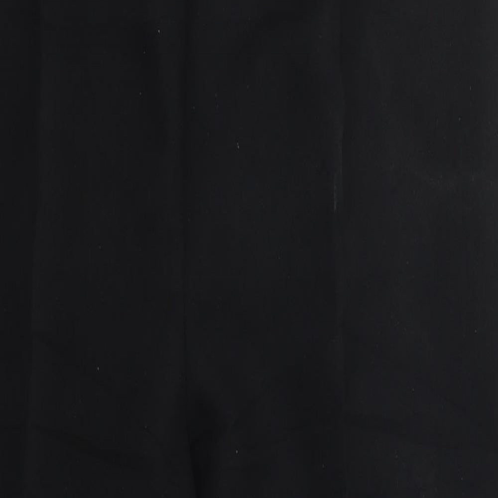 Preworn Womens Black   Trousers  Size 16 L23.5 in
