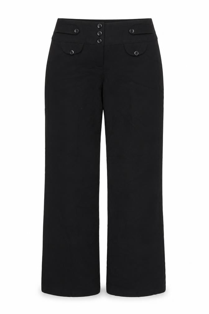 Reverse Womens Black   Trousers  Size 8 L29 in