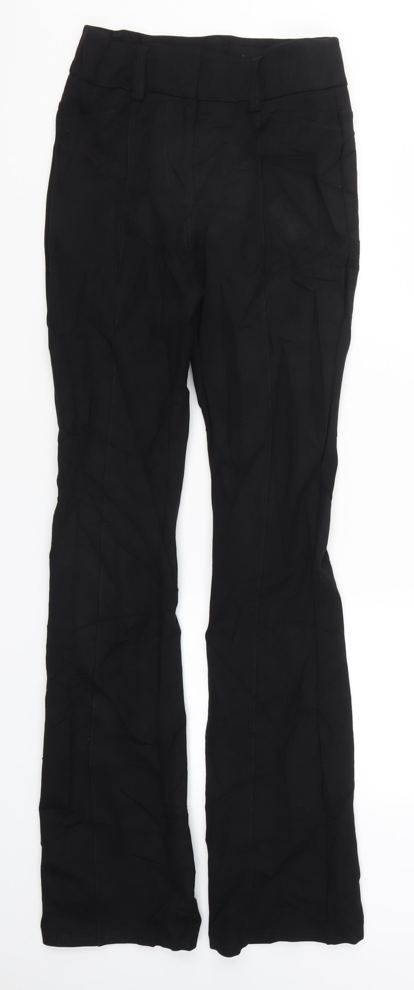 Preworn Womens Black   Trousers  Size 28 in L33 in