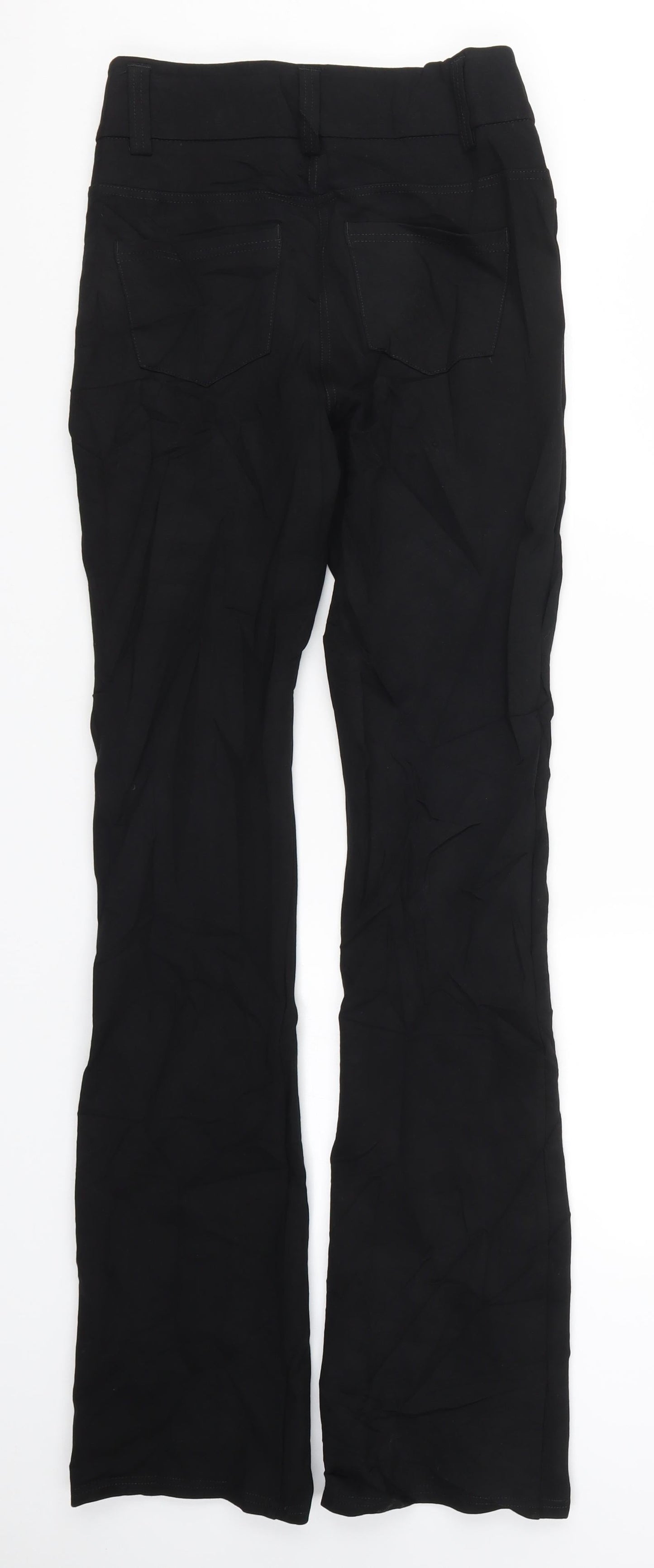Preworn Womens Black   Trousers  Size 28 in L33 in