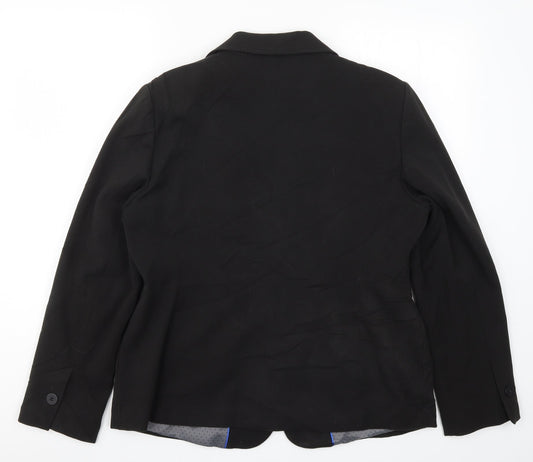 Autonomy Womens Black   Jacket Suit Jacket Size 18