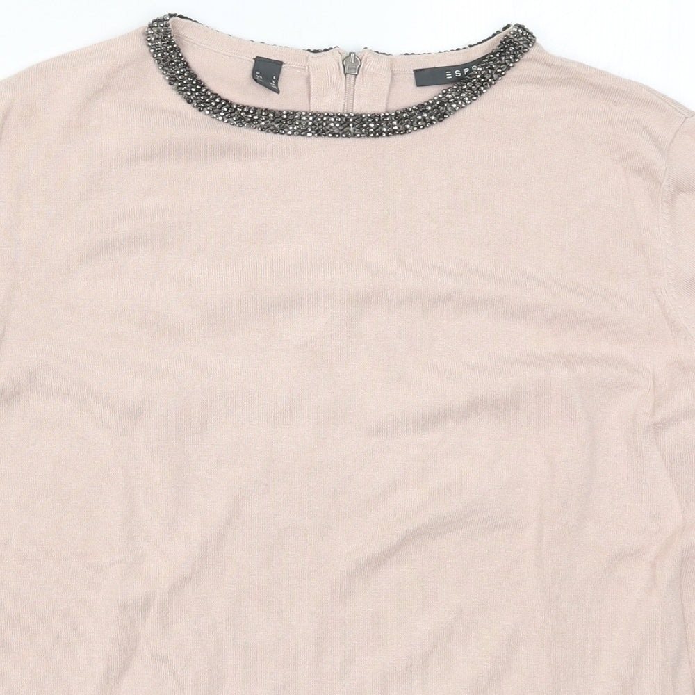 Esprit Womens Pink   Pullover Jumper Size L