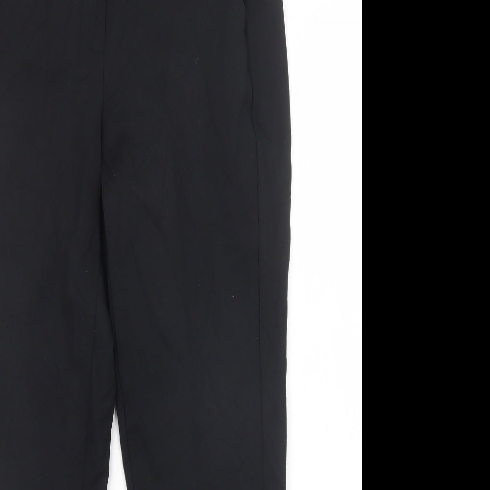 Preworn Womens Black   Trousers  Size 10 L27 in