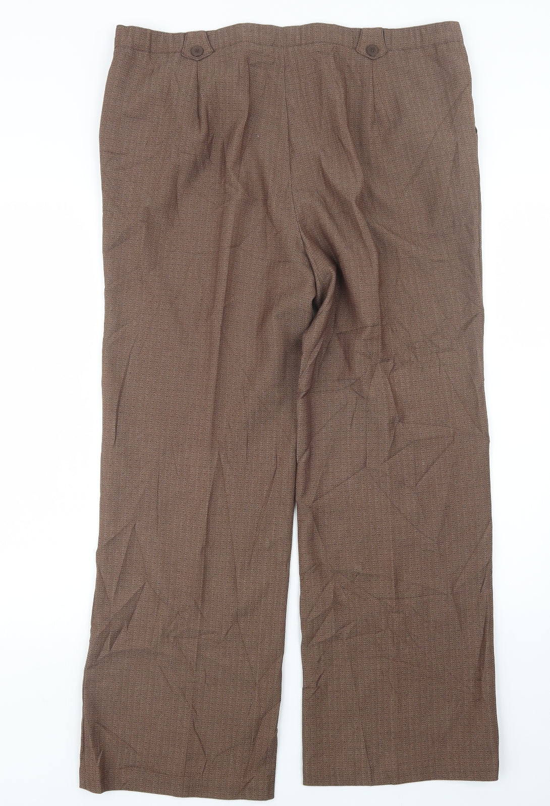 Klass Womens Brown   Trousers  Size 16 L29 in