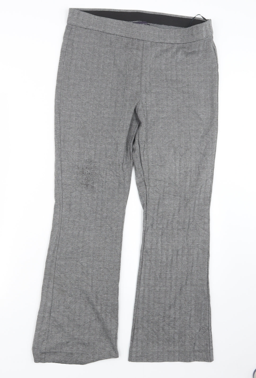 Marks and Spencer Womens Grey   Trousers  Size 14 L28 in