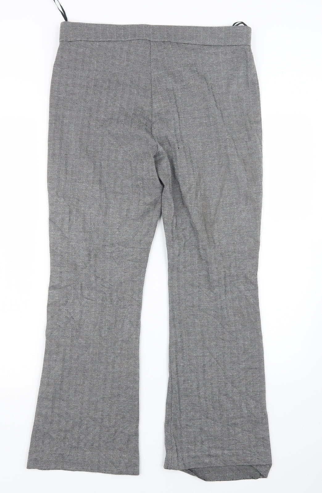 Marks and Spencer Womens Grey   Trousers  Size 14 L28 in