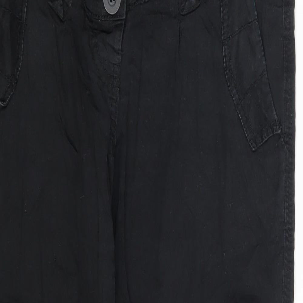 H&M Womens Black  Denim Mom Jeans Size 8 L29 in