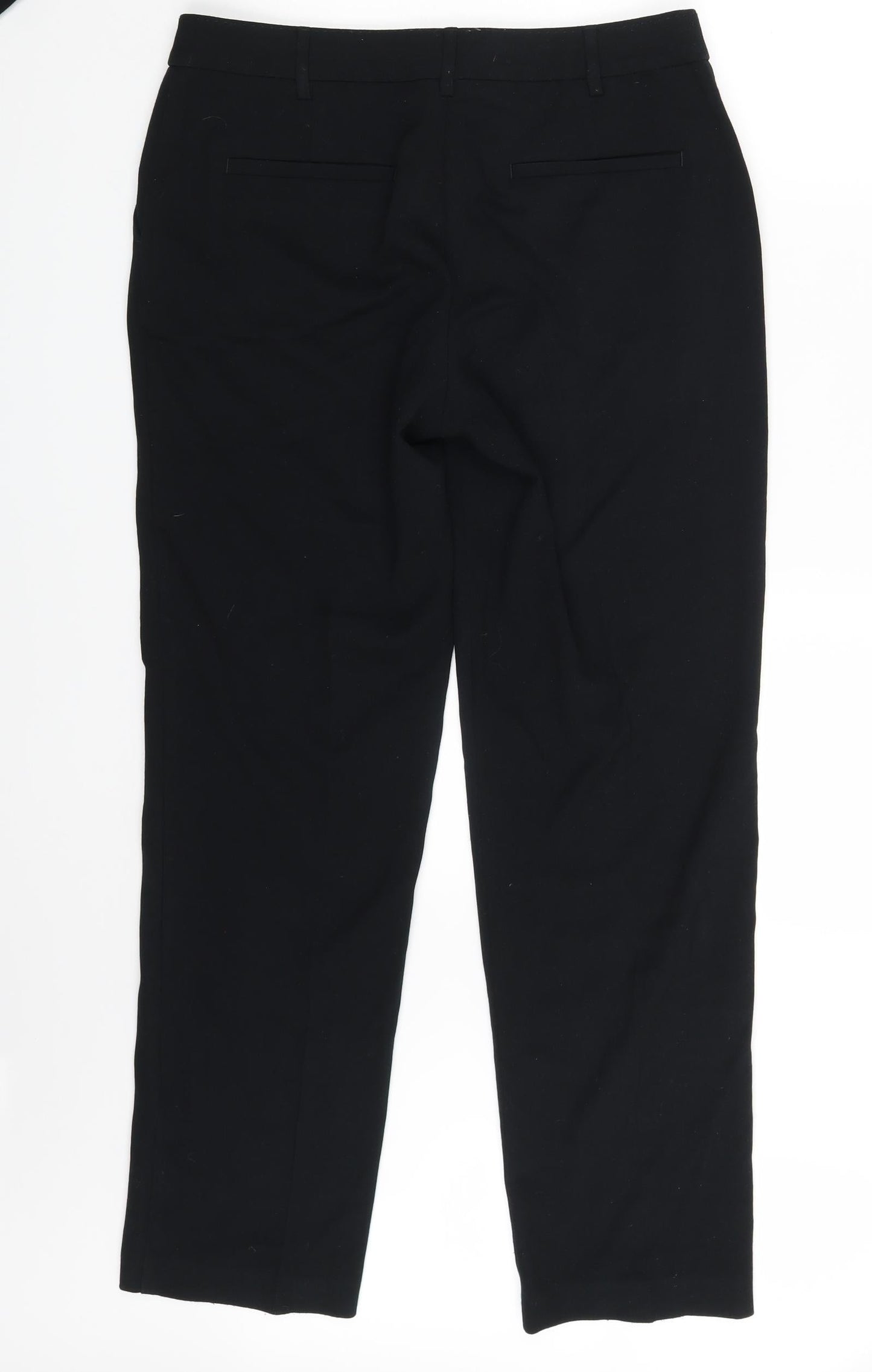 M&S Womens Black   Trousers  Size 12 L30 in