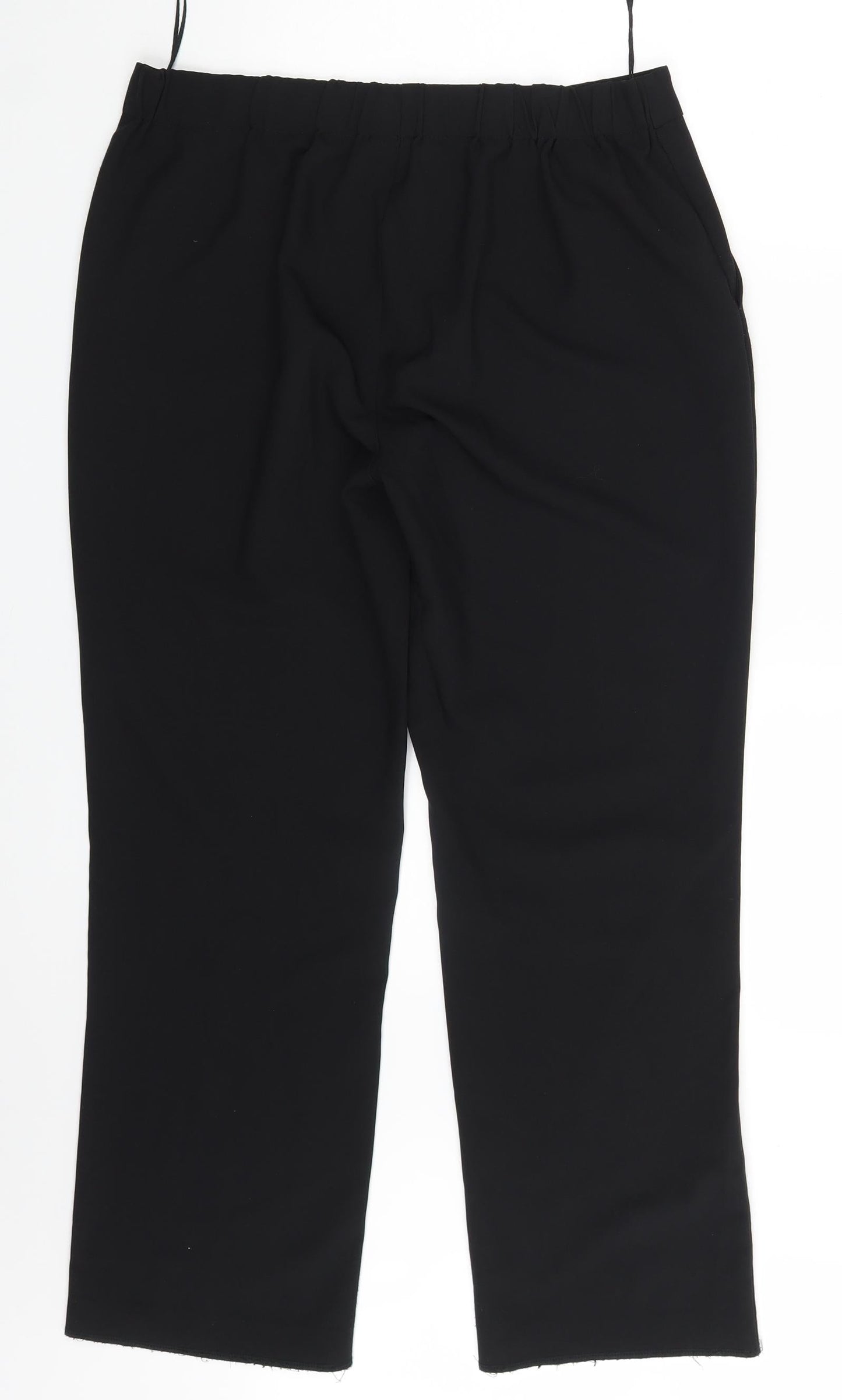 Preworn Womens Black   Dress Pants Trousers Size 14 L27 in
