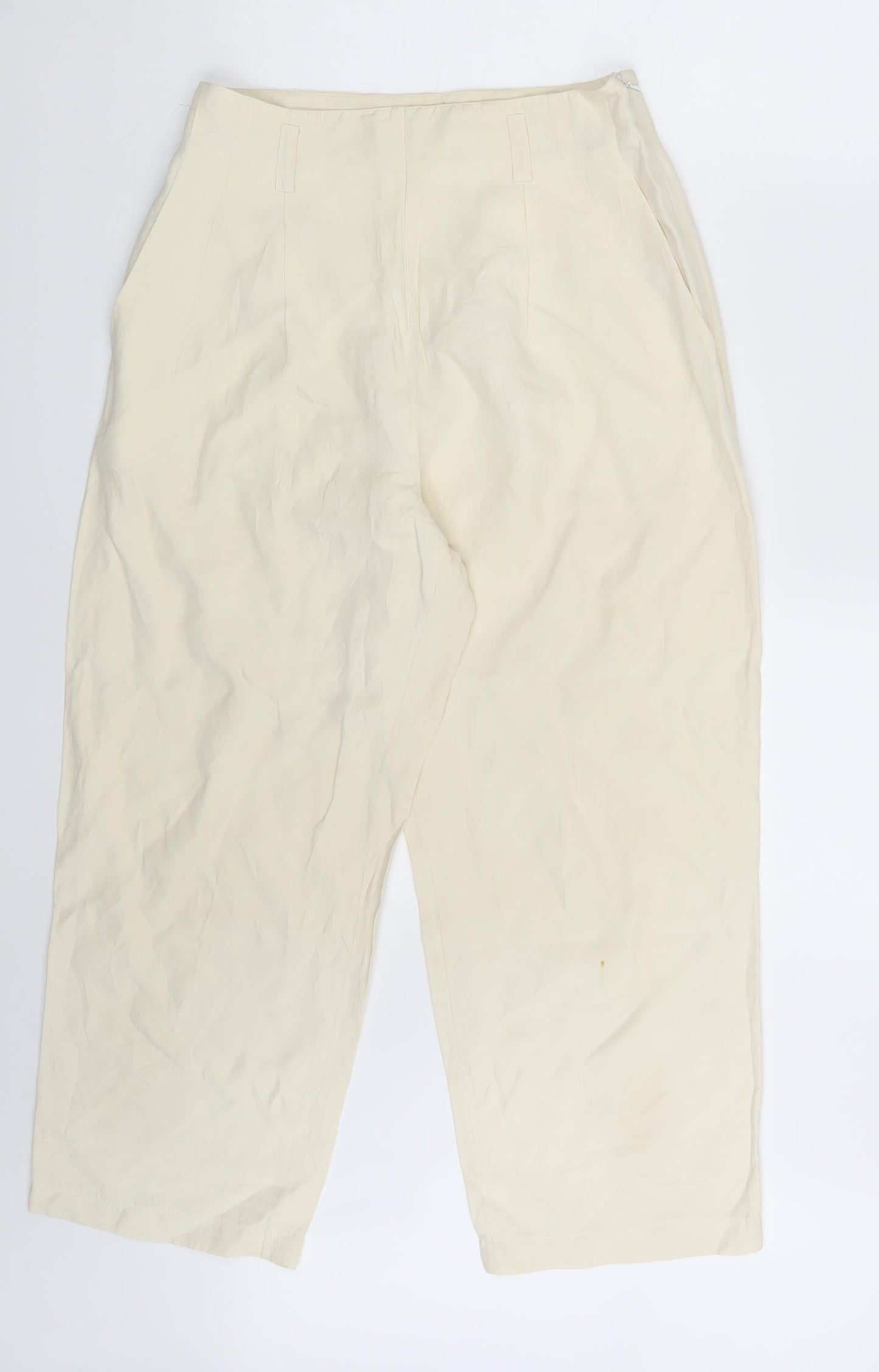 Preworn Womens Ivory   Trousers  Size 26 in L23 in