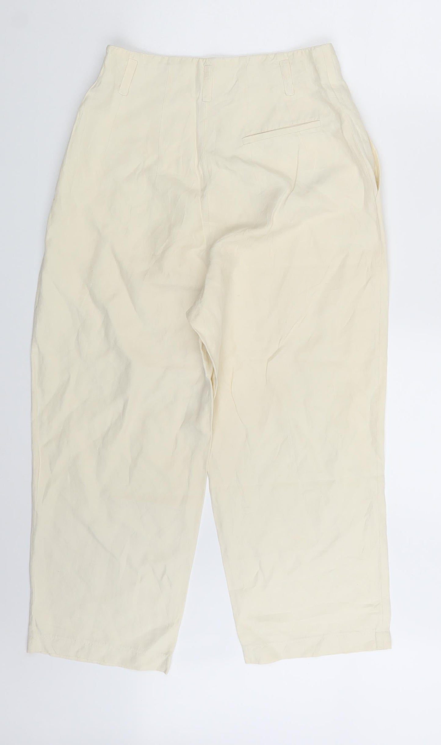 Preworn Womens Ivory   Trousers  Size 26 in L23 in