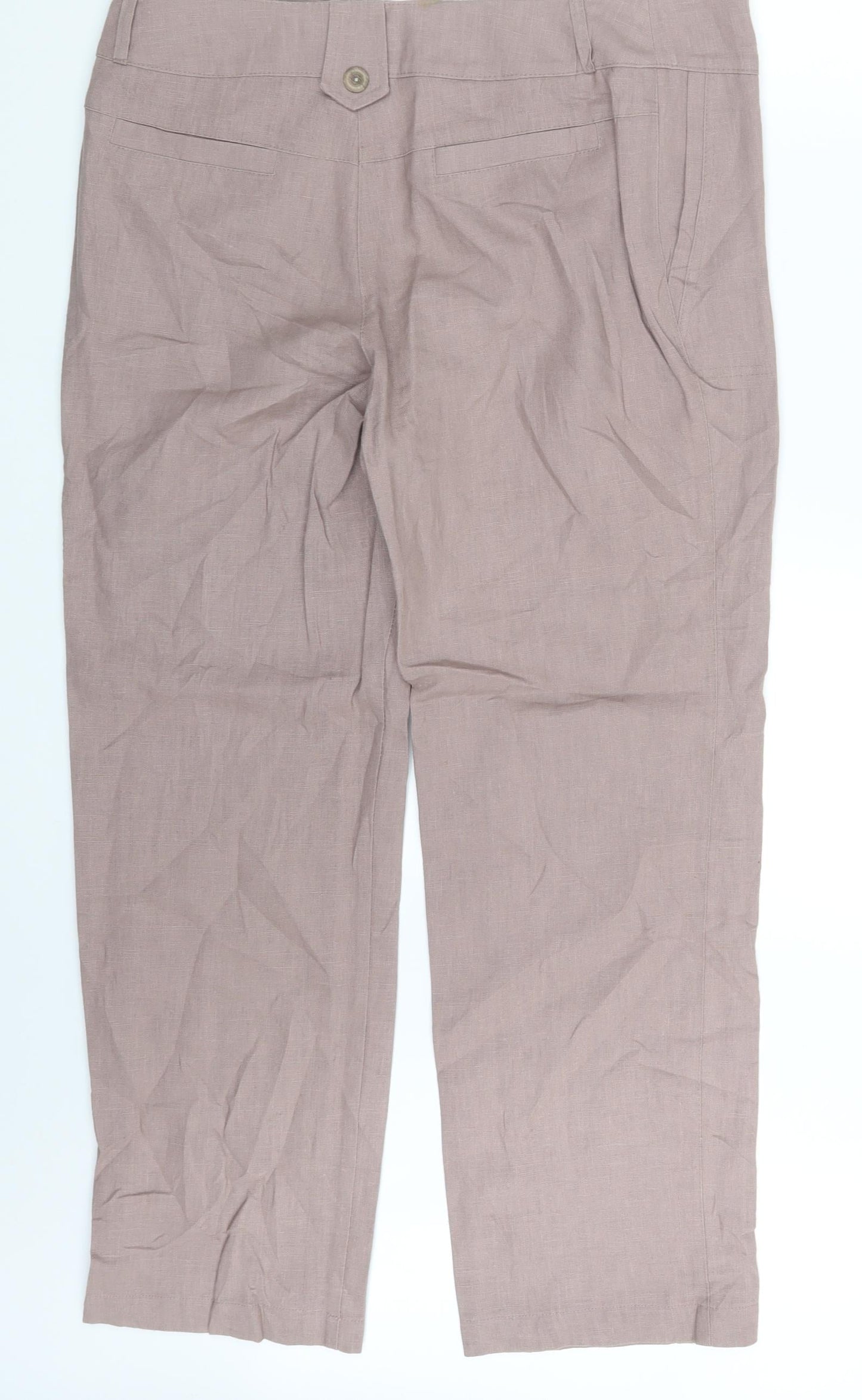 Gonto Womens Pink   Chino Trousers Size 14 L28 in