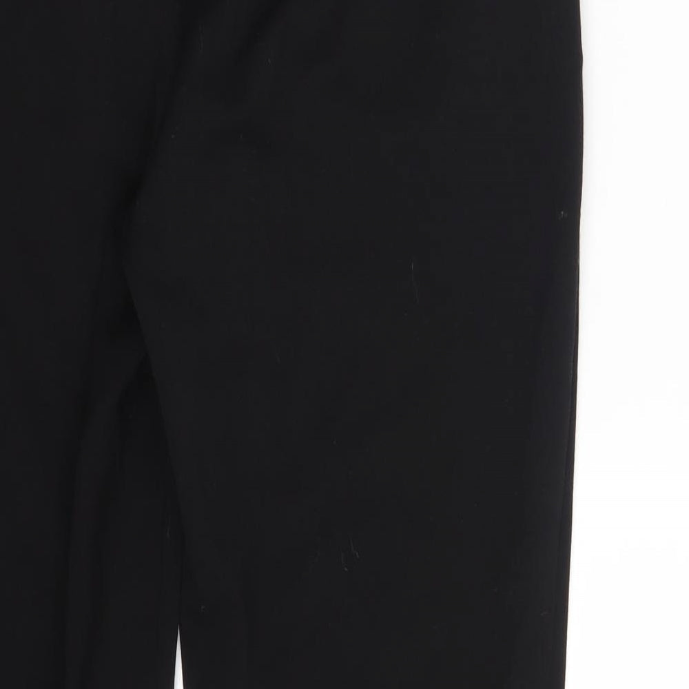 M&S Womens Black   Trousers  Size 12 L26 in