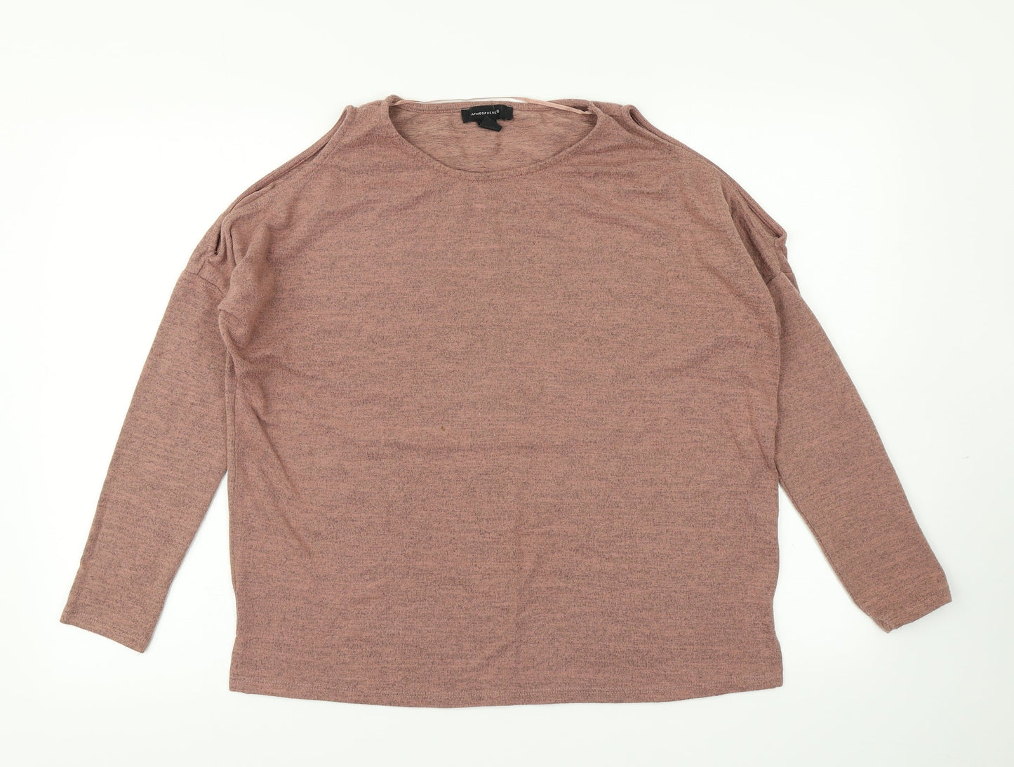 Atmosphere Womens Pink   Basic T-Shirt Size 12  - Cold Shoulder