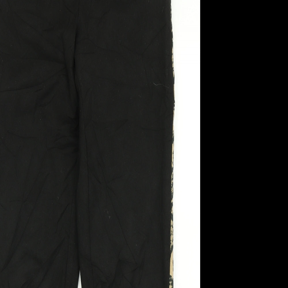 VERO MODA Womens Black Striped  Dress Pants Trousers Size M L29 in