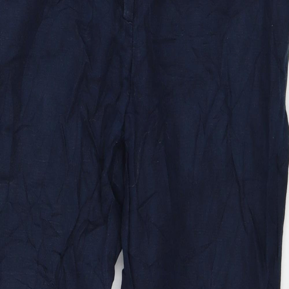 H&M Womens Blue   Trousers  Size 6 L23 in