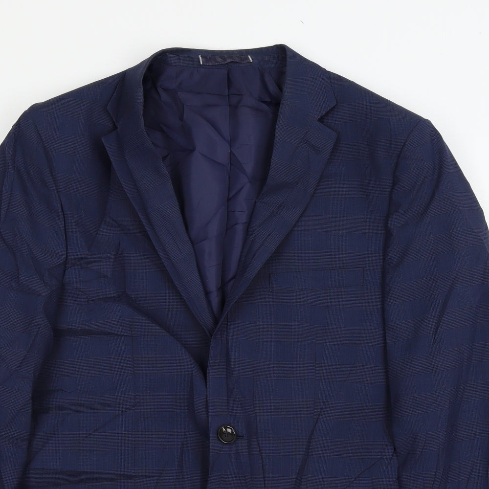 Marks and Spencer Mens Blue   Jacket Suit Jacket Size L