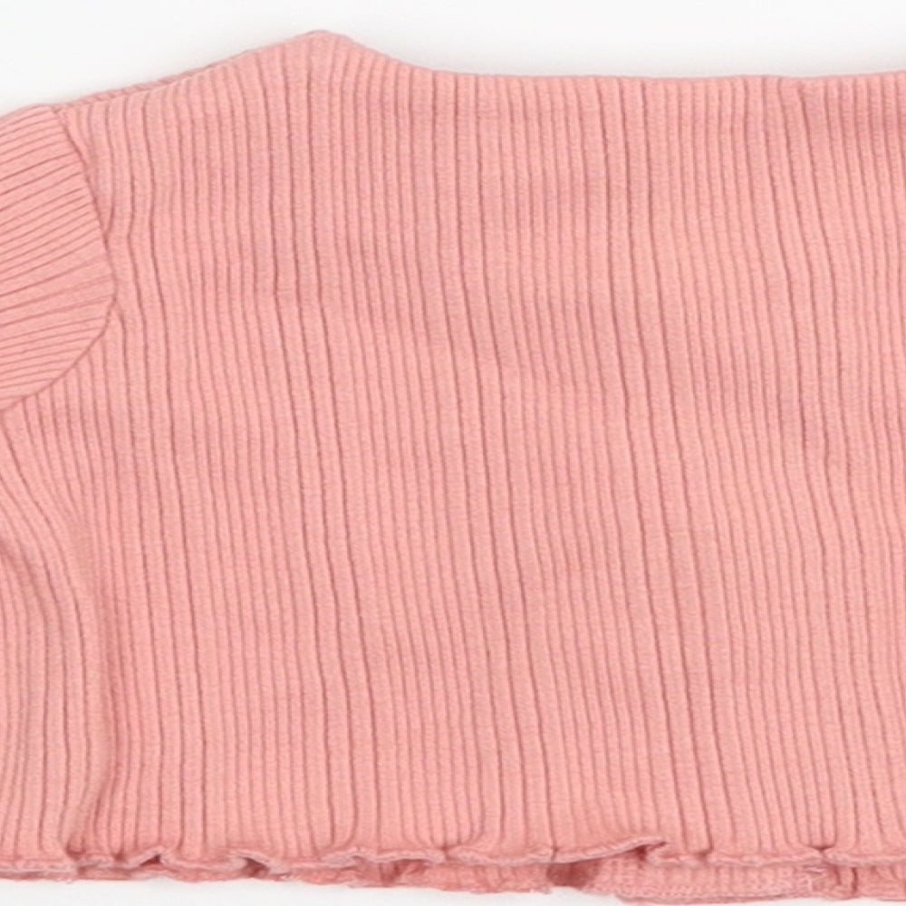 George Girls Pink  Jersey Cardigan Jumper One Size