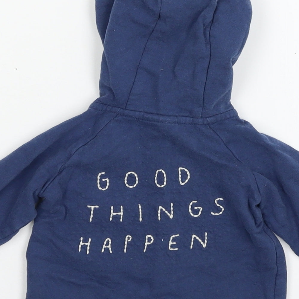NEXT Boys Blue  Jersey Jacket  Size 3-6 Months  - Good Things Happen