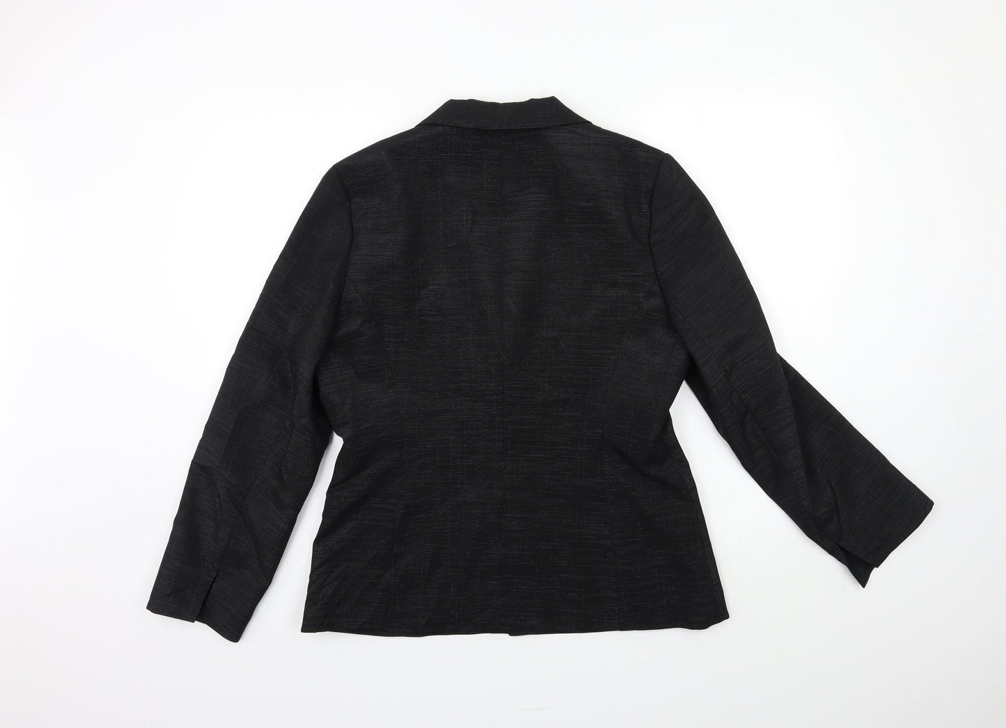 AMARANTO Womens Black   Jacket Blazer Size 14