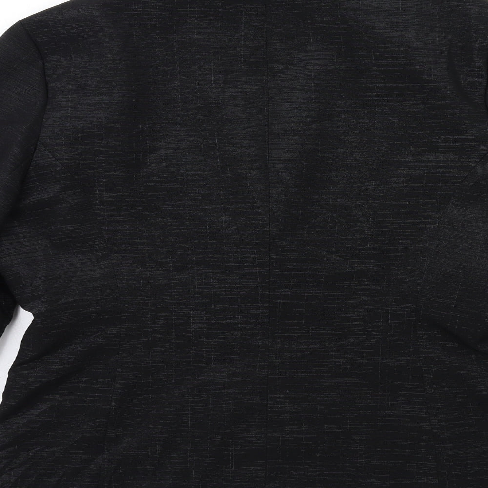 AMARANTO Womens Black   Jacket Blazer Size 14