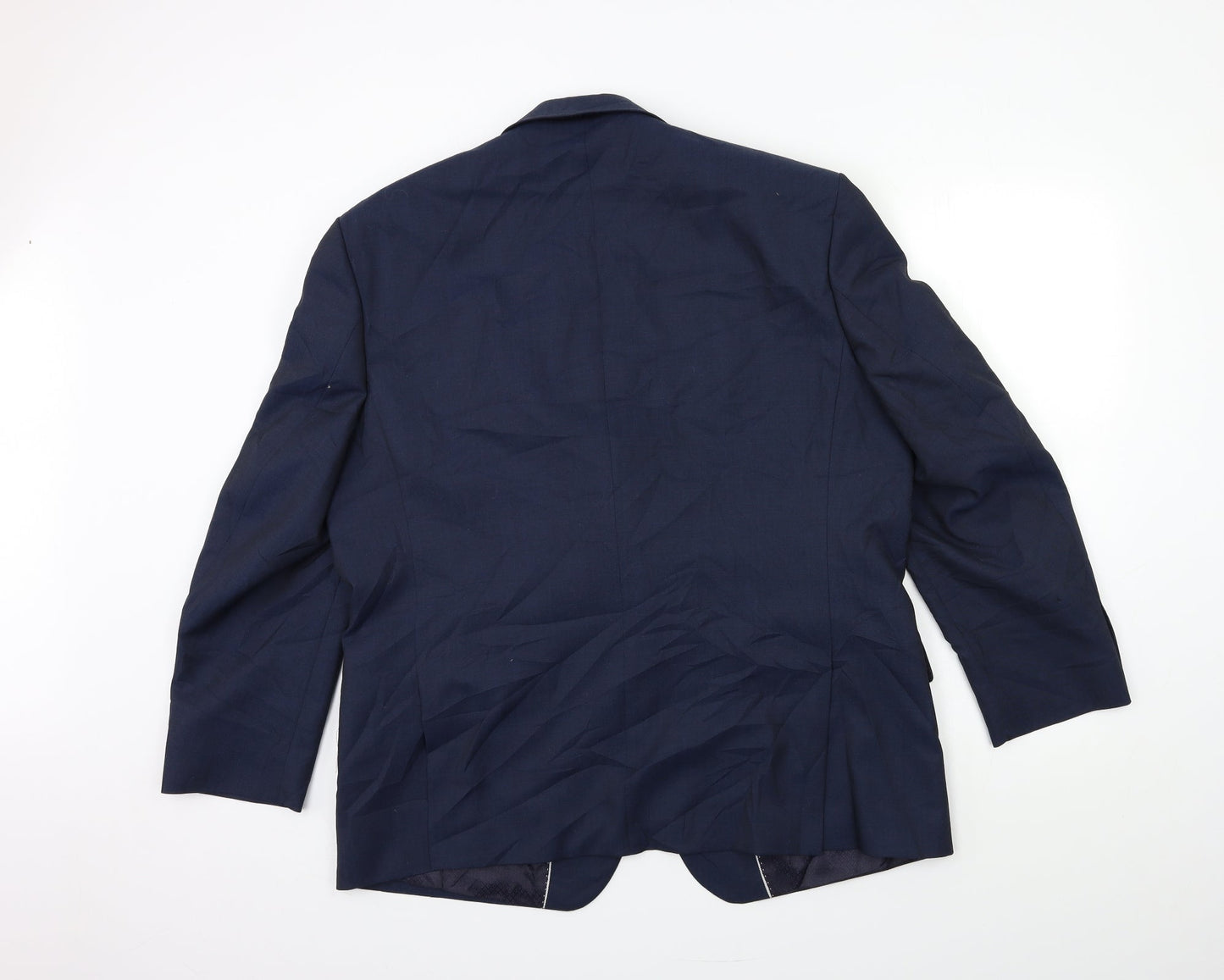 Preworn Mens Blue   Jacket Suit Jacket Size 46