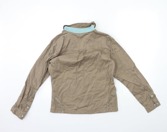 TayBerry Womens Brown   Basic Blouse Size XS