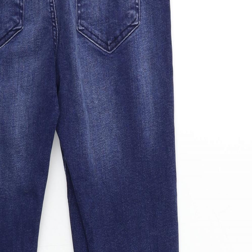 Preworn Womens Blue  Denim Skinny Jeans Size 30 in L29 in