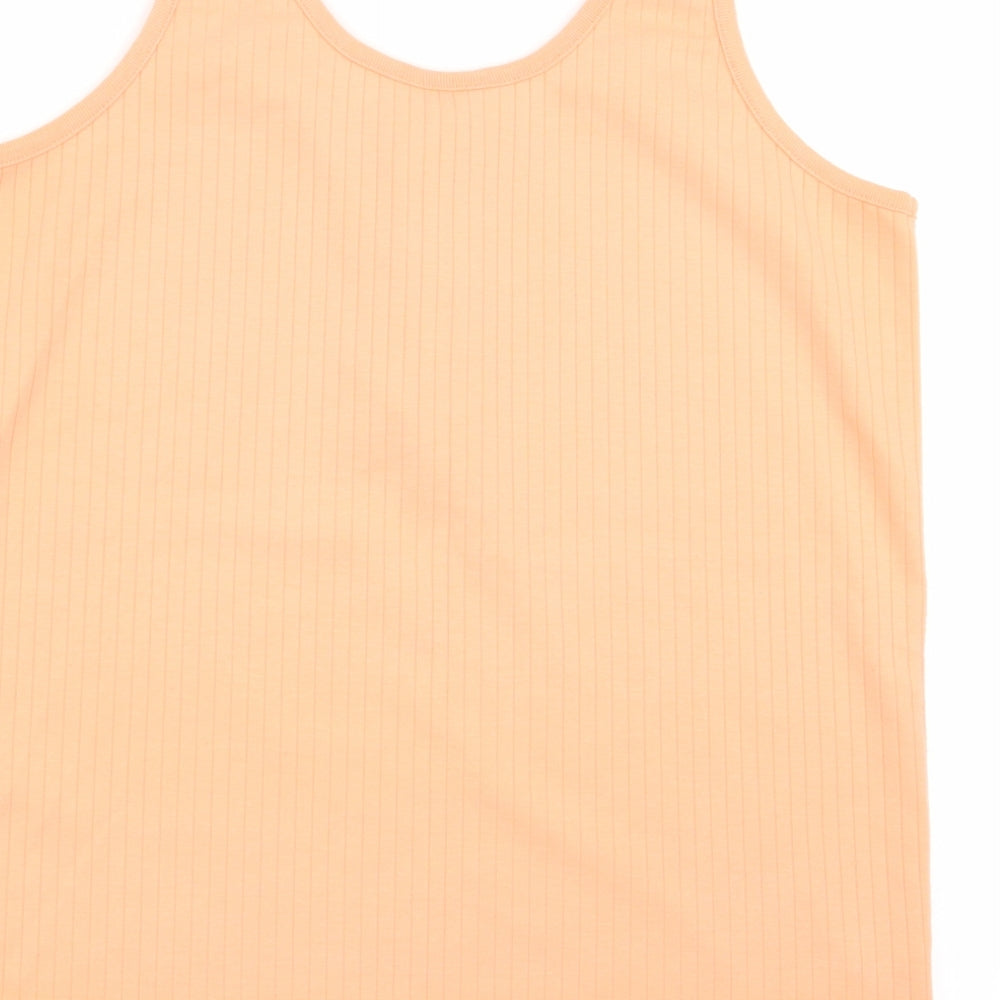 isabelle Womens Orange   Basic Tank Size M