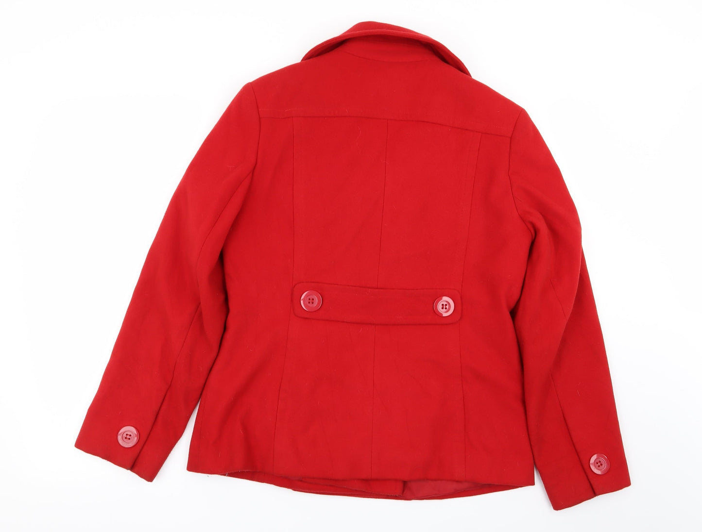 Autonomy Womens Red   Overcoat Coat Size 12