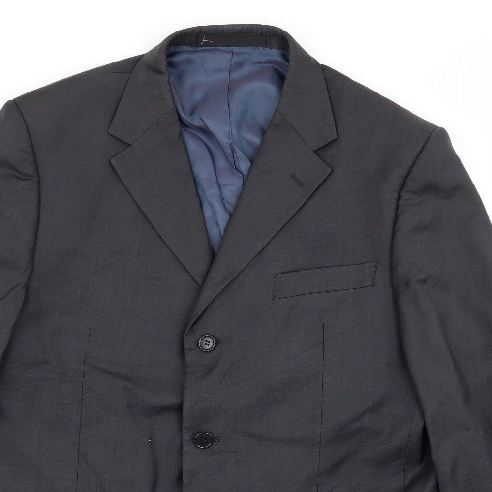 M&S Mens Grey   Jacket Blazer Size M